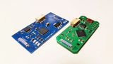 Two versions of prototype boards together